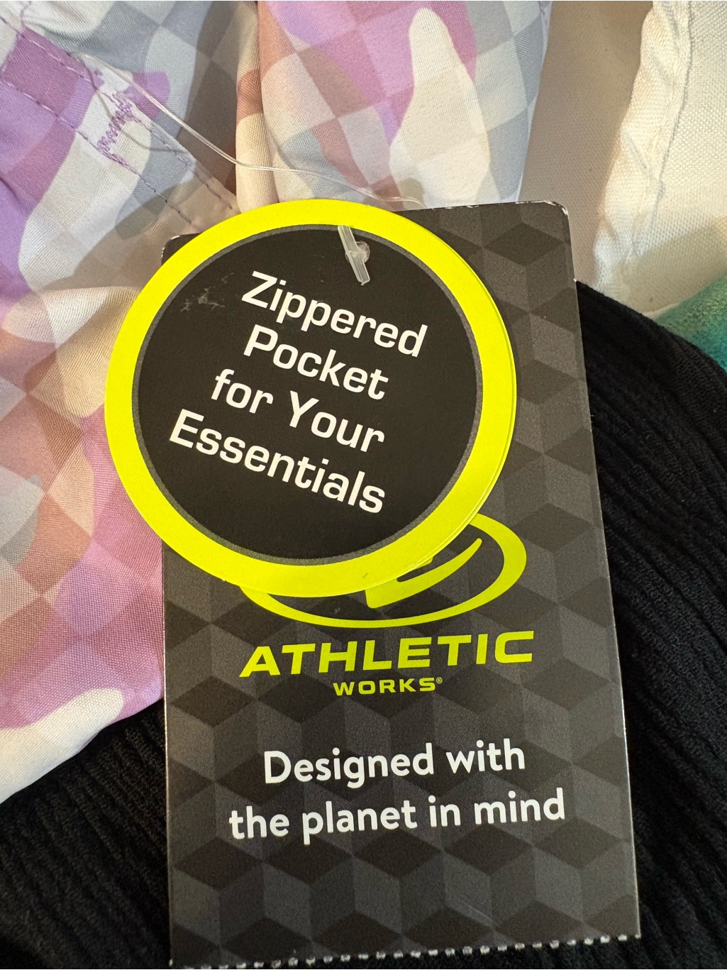 Athletic Works Women's Xl Running Shorts Lavender Built-In Liner Pockets Nwt — image 5 of 8